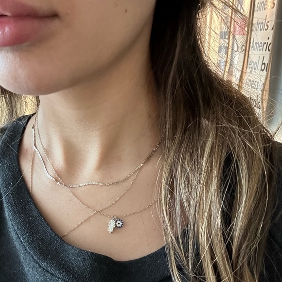 Evil Eye and Hamsa Necklace - Picture 5 of 8